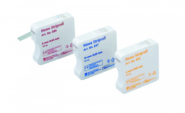 Купить Полоски Hawe Transparent Striproll (685) прозрачные ширина 6 мм, длина 15 м (Kerr)