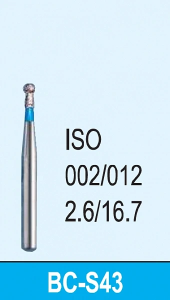 Купить Бор алмазный для турбинного наконечника 002/012 BC-S43 (5шт) Mani