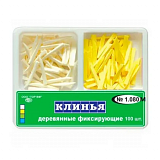 Клинья деревянные 2х типов (белые/желтые) 1.080 (Тор ВМ)