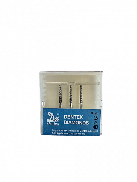 Купить Бор алмазный для турбинного наконечника Bulk Reduction 514 3шт Dentex