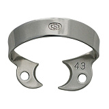Кламп Rubber Dam Clamp №43, BLACK, для коффердам (Dentech)