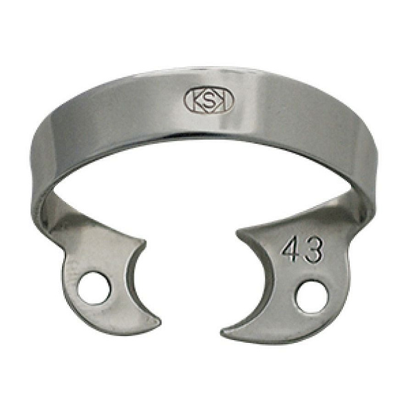 Купить Кламп Rubber Dam Clamp №43, BLACK, для коффердам (Dentech)