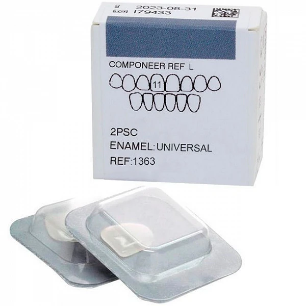 Купить Виниры Coomponeer Refill Enamel Universal, композитные для верхней челюсти размер 11 (Colten)